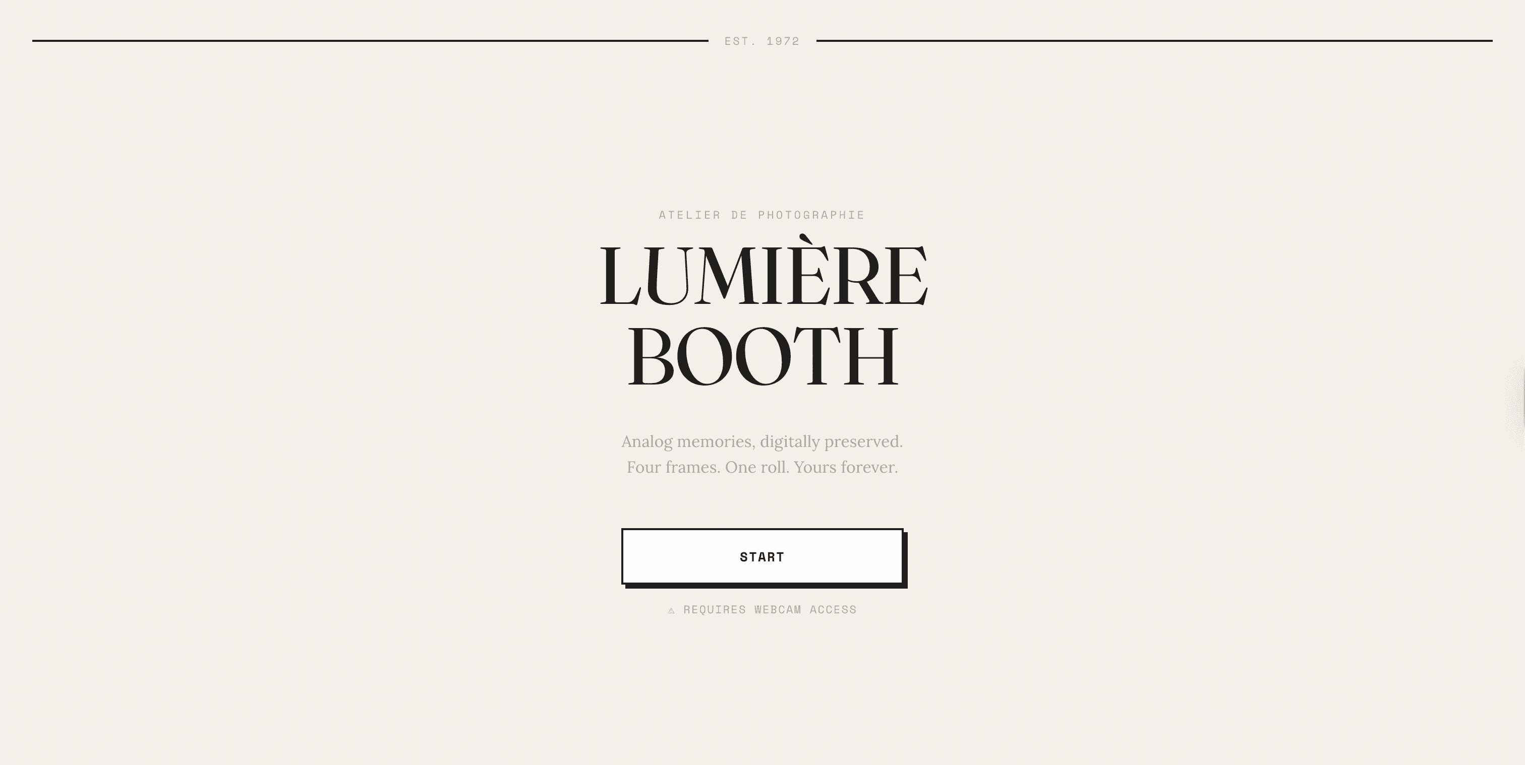 Lumière Booth
